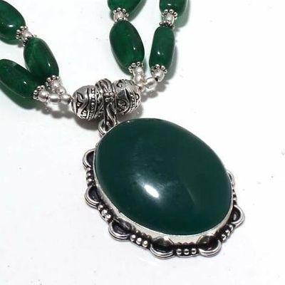 Em 0135a collier parure sautoir emeraudes 28x35mmmm 23gr 63cm achat vente bijoux argent 925 3