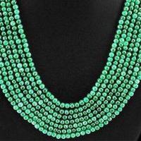 Em 0139 collier parure sautoir emeraudes 7 rangs perles 4mm 86gr achat vente bijoux ethniques 2 