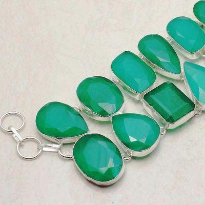 Em 0201c bracelet 16 emeraudes 20x30mm 111gr achat vente bijoux argent 925