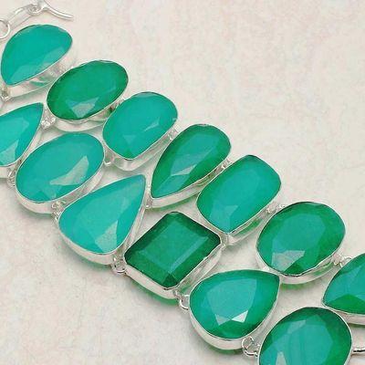 Em 0200c bracelet 14 emeraudes 20x25mm 103gr achat vente bijoux argent 925