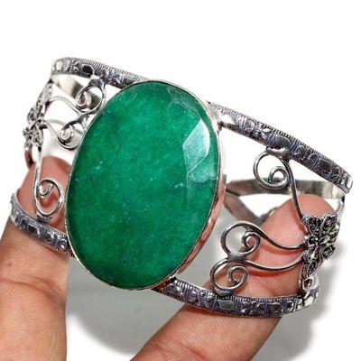 Em 0205a bracelet torque emeraude 35x45mm 44gr achat vente bijoux argent 925