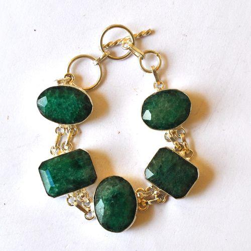 Em 0218 bracelet emeraude 14x18mm 27gr argent 925 3