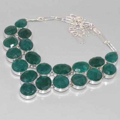 Em 0355a collier emeraude argent 925 achat vente 1