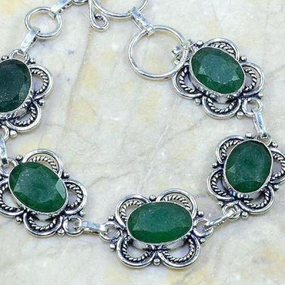 Em 0401c bracelet emeraude argent 925 achat vente bijou 2
