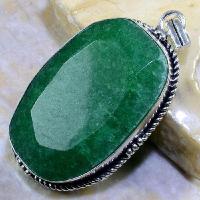Em 0449b pendentif emeraude emerald lithotherapie gemme argent 925 achat vente bijoux
