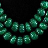 Em 0475a perles melon 15 x 10mm emeraude bolivie loisirs creatifs achat vente creation bijoux