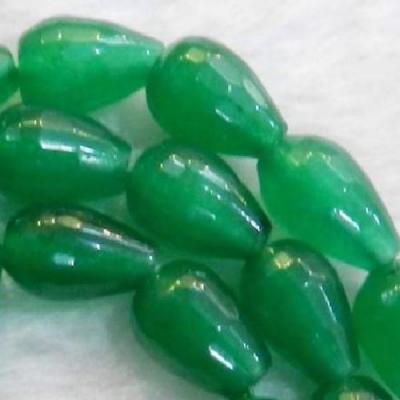 Em 0477b 8 perles emeraude bolivie poire goutte achat vente loisirs creatifs