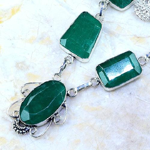 Em 0483b collier parure sautoir emeraude bresil achat vente bijoux ethniques