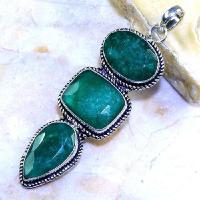 Em 0604b pendentif pendant emeraude bresil emerald achat vente bijoux ethniques 1
