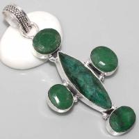 Em 0629b pendentif emeraude emerald lithotherapie gemme argent 925 achat vente bijoux