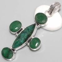 Em 0629c pendentif emeraude emerald lithotherapie gemme argent 925 achat vente bijoux