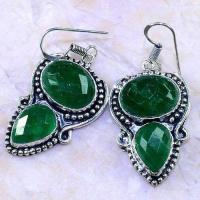 Em 0641b boucles oreilles emeraudes medieval achat vente bijoux argent 925 1 1