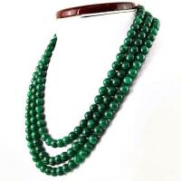 Em 0671a collier parure sautoir perles rondes 8mm emeraude achat vente bijoux argent 925 1 1