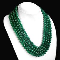 Em 0677b collier parure sautoir 6mm emeraudes achat vente bijoux argent 925 1