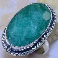 Em 0749a bague chevaliere t59 emeraude 16x27mm argent 925 achat vente bijou