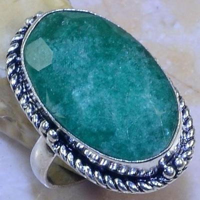 Em 0749a bague chevaliere t59 emeraude 16x27mm argent 925 achat vente bijou