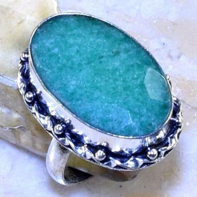 Em 0765a bague chevaliere anneau t60 11gr emeraude 16x28mm argent 925 achat vente bijou