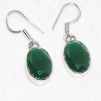 Em 0892a boucles oreilles emeraudes 10x15mm medievales 5gr achat vente bijoux argent 925