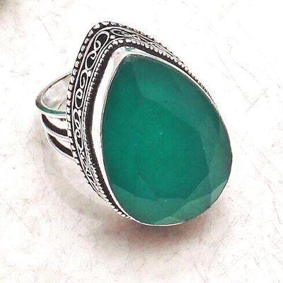 Em 0917a bague chevaliere t54 emeraude 18x30mm medievale achat vente bijoux argent 925