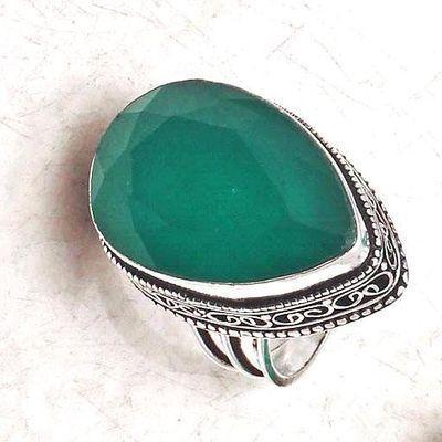 Em 0917a bague chevaliere t54 emeraude 18x30mm medievale achat vente bijoux argent 925