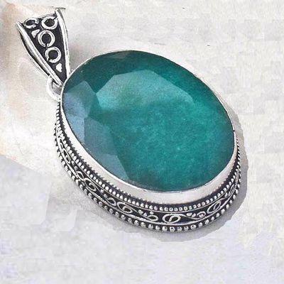 Em 0920a pendentif 18gr pendant emeraude 24x32mm medieval achat vente bijoux argent 925