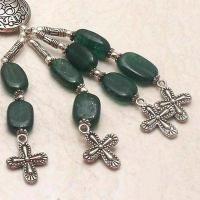 Em 0933c collier 4xpendants croix emeraude 10x12mm polies achat vente bijoux argent 925