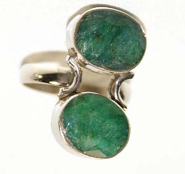 Em 0960c bague chevaliere emeraude 10x12mm argent 925 3