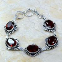 Gr 0044a bracelet grenat garnet argent 925 achat vente bijou