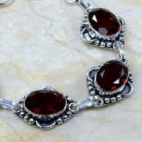 Gr 0044b bracelet grenat garnet argent 925 achat vente bijou