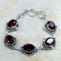 Gr 0044c bracelet grenat garnet argent 925 achat vente bijou