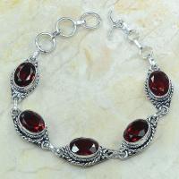 Gr 0045a bracelet grenat garnet argent 925 achat vente bijou