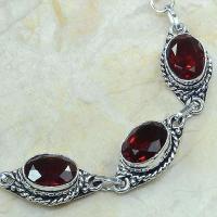 Gr 0045b bracelet grenat garnet argent 925 achat vente bijou