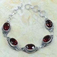 Gr 0045c bracelet grenat garnet argent 925 achat vente bijou