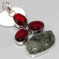 Gr 0072a pendant pendentif grenat garnet argent 925 achat vente bijou