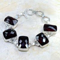 Gr 0084d bracelet grenat garnet argent 925 achat vente bijou