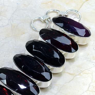 Gr 0088b bracelet grenat garnet argent 925 achat vente bijou