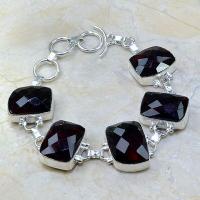 Gr 0089a bracelet grenat garnet argent 925 achat vente bijou