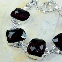 Gr 0089b bracelet grenat garnet argent 925 achat vente bijou