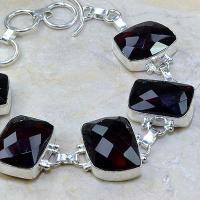 Gr 0089c bracelet grenat garnet argent 925 achat vente bijou