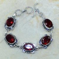 Gr 0096a bracelet grenat garnet argent 925 achat vente bijou 1