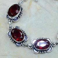 Gr 0096b bracelet grenat garnet argent 925 achat vente bijou