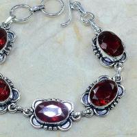 Gr 0096c bracelet grenat garnet argent 925 achat vente bijou