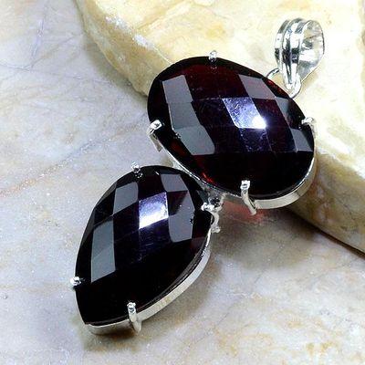 Gr 0105b pendant pendentif grenat garnet argent 925 achat vente bijou