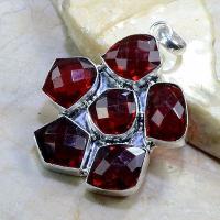 Gr 0155b pendant pendentif grenat garnet pierre gemme argent 925 achat vente bijou