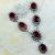 Gr 0157a collier parure sautoir grenat bijoux argent 925 achat vente bijou