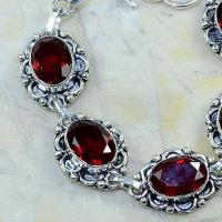 Gr 0159b bracelet grenat garnet argent 925 achat vente bijou