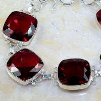 Gr 0182b bracelet grenat garnet lithotherapi gemme argent 925 achat vente bijou