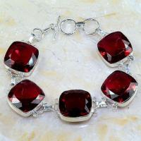 Gr 0182d bracelet grenat garnet lithotherapi gemme argent 925 achat vente bijou