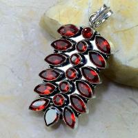 Gr 0183b pendant pendentif grenat garnet pierre gemme argent 925 achat vente bijou