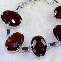 Gr 0194b bracelet grenat garnet lithotherapi gemme argent 925 achat vente bijou